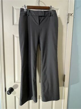 Ann Taylor Charcoal Flare Dress Pants